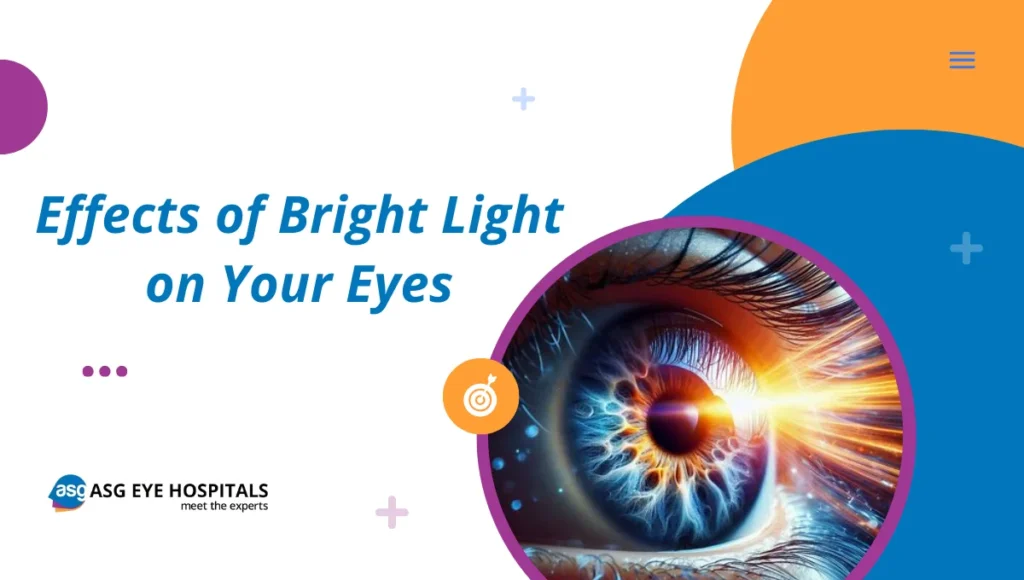 effects of bright light on eyes