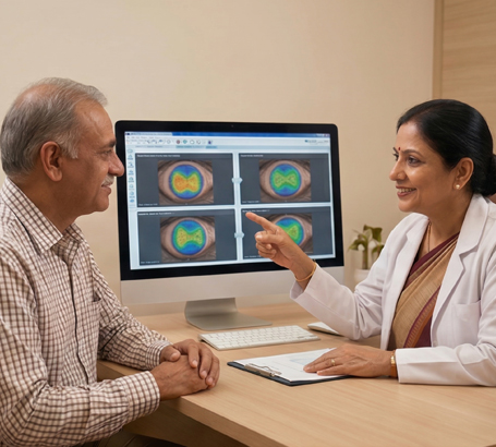 Personalised treatment based on detailed corneal mapping