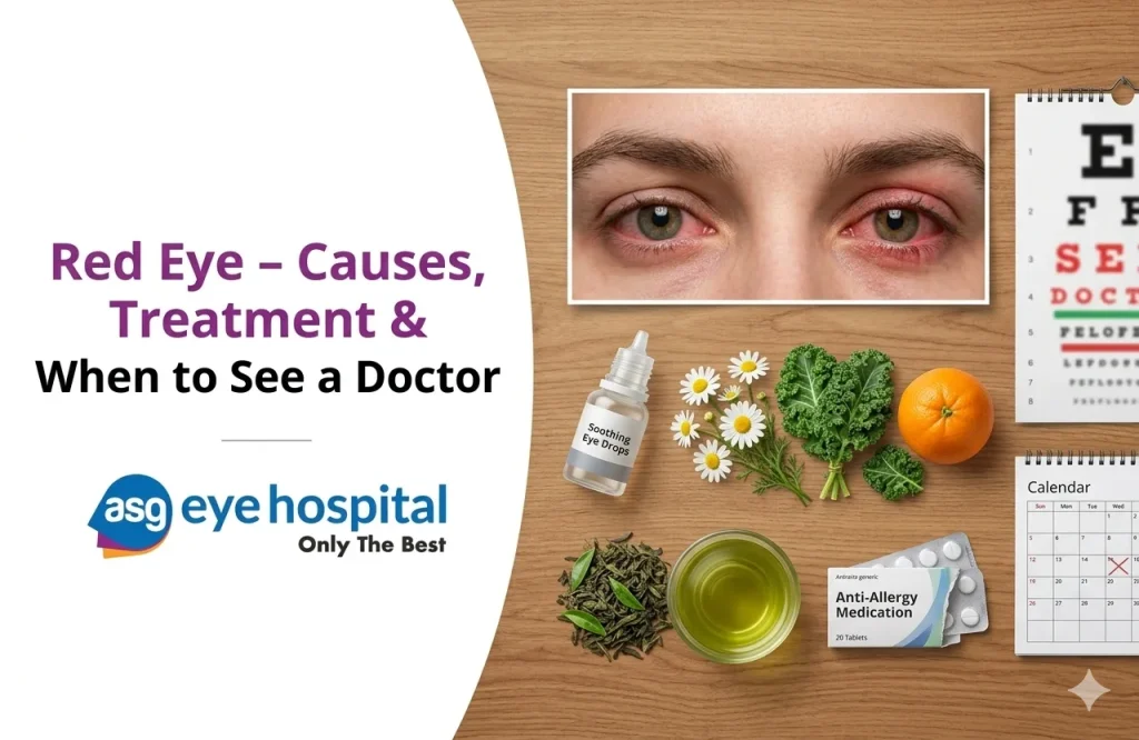 Red Eye – Causes, Treatment & When to See a Doctor