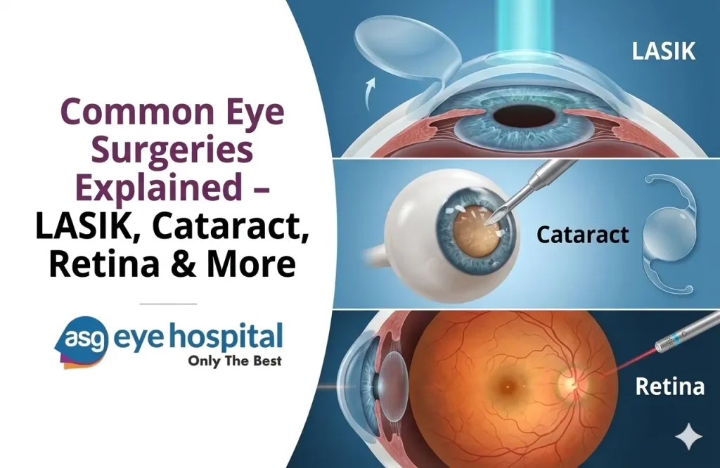 Common Eye Surgeries Explained – LASIK, Cataract, Retina & More