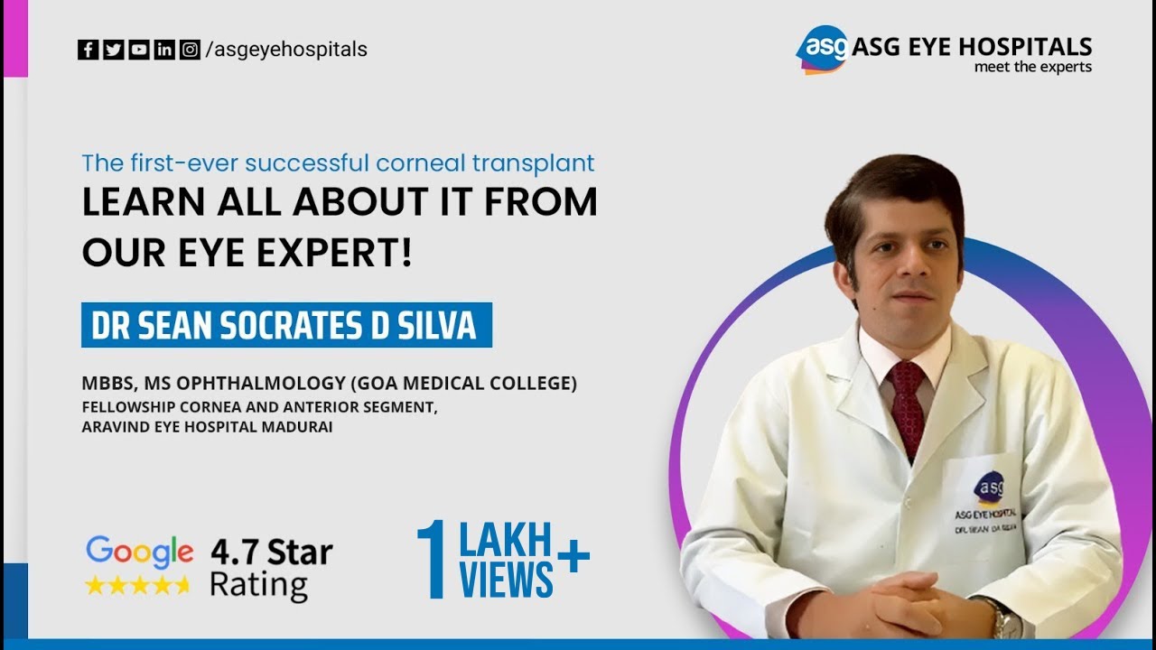 Successful Cornea Transplant in ASG Eye Hospital Goa